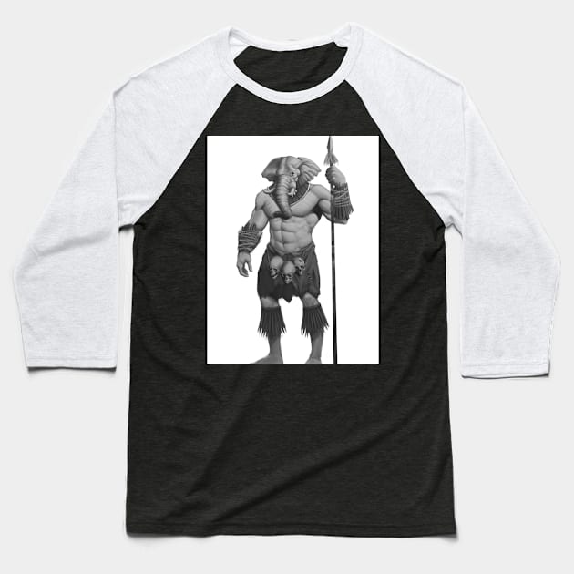 native elephant Baseball T-Shirt by JESH